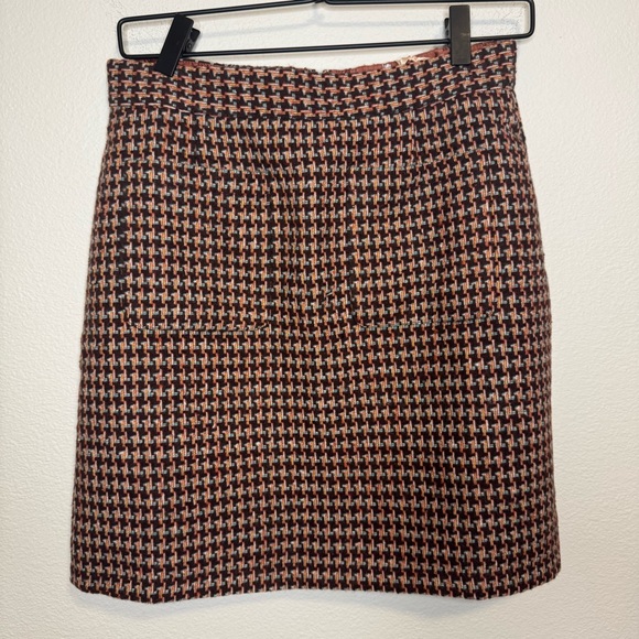 ModCloth Informed Ensemble Tweed Houndstooth Skirt - 6 - Picture 1 of 8